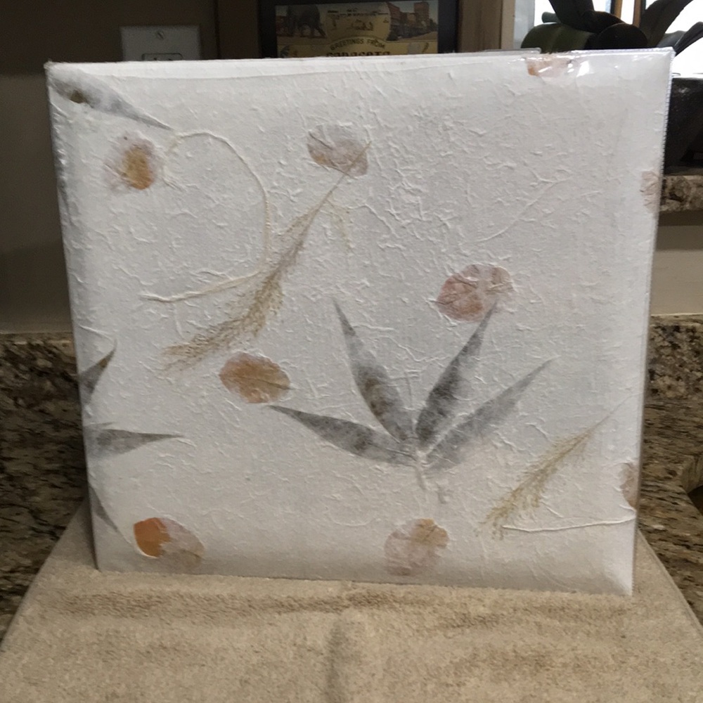 Textured Expressions Botanical Handmade Paper Collection 20 Page Scrapbook